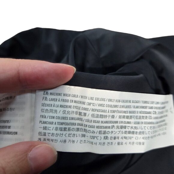 NWT Abercrombie and Fitch Clean Off The Shoulder Midi Dress in Black - Picture 13 of 13